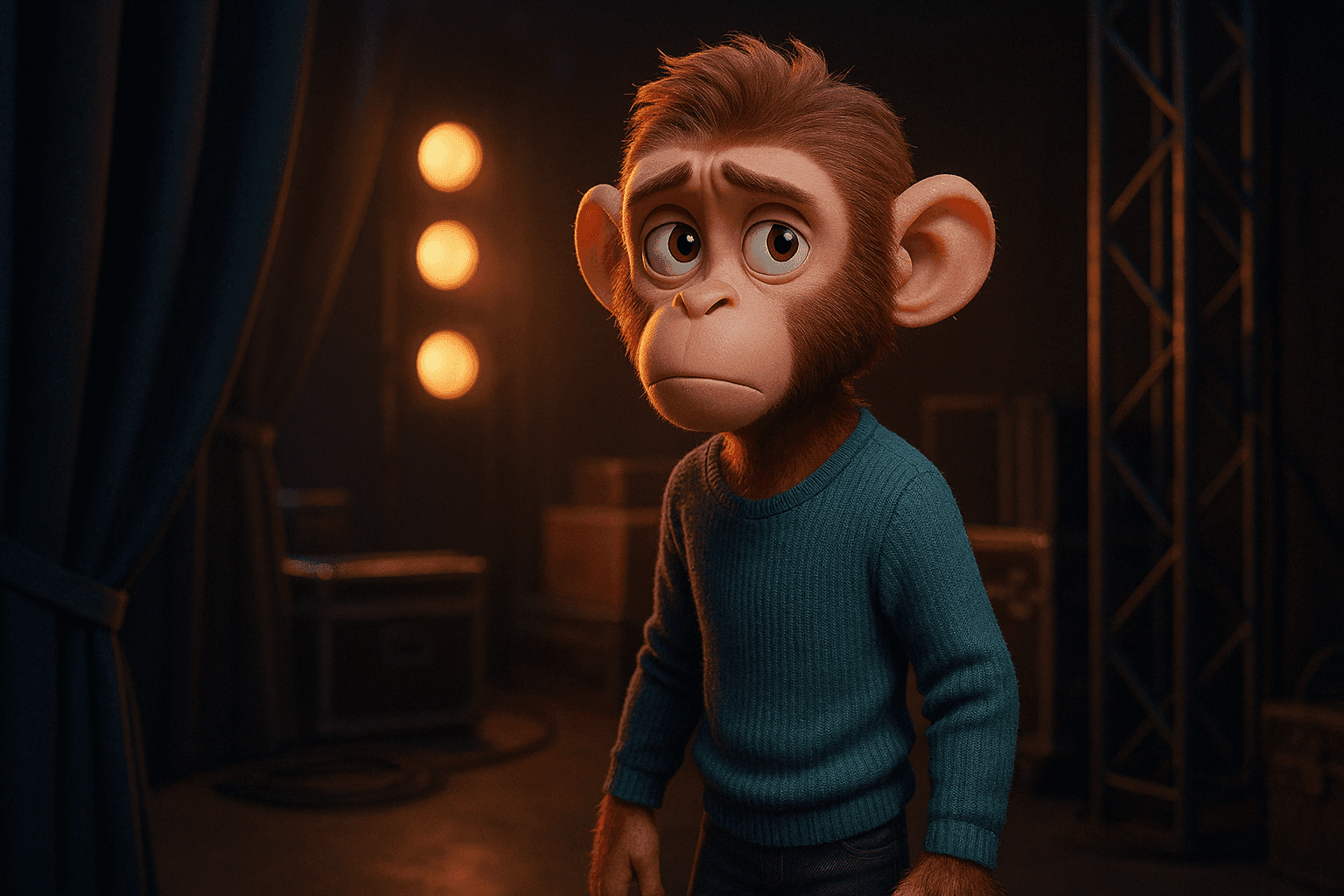 A character animation frame